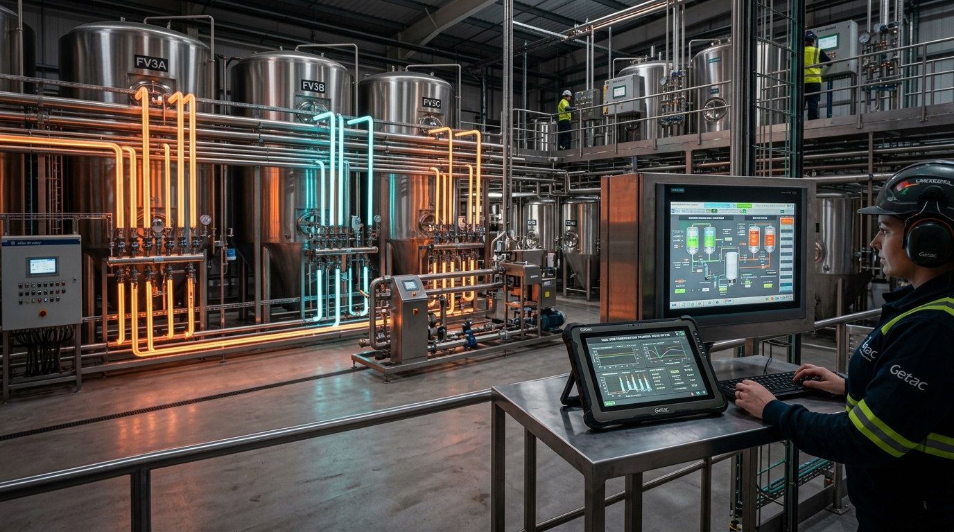 Modernización SCADA y PLC en Planta Cervecera