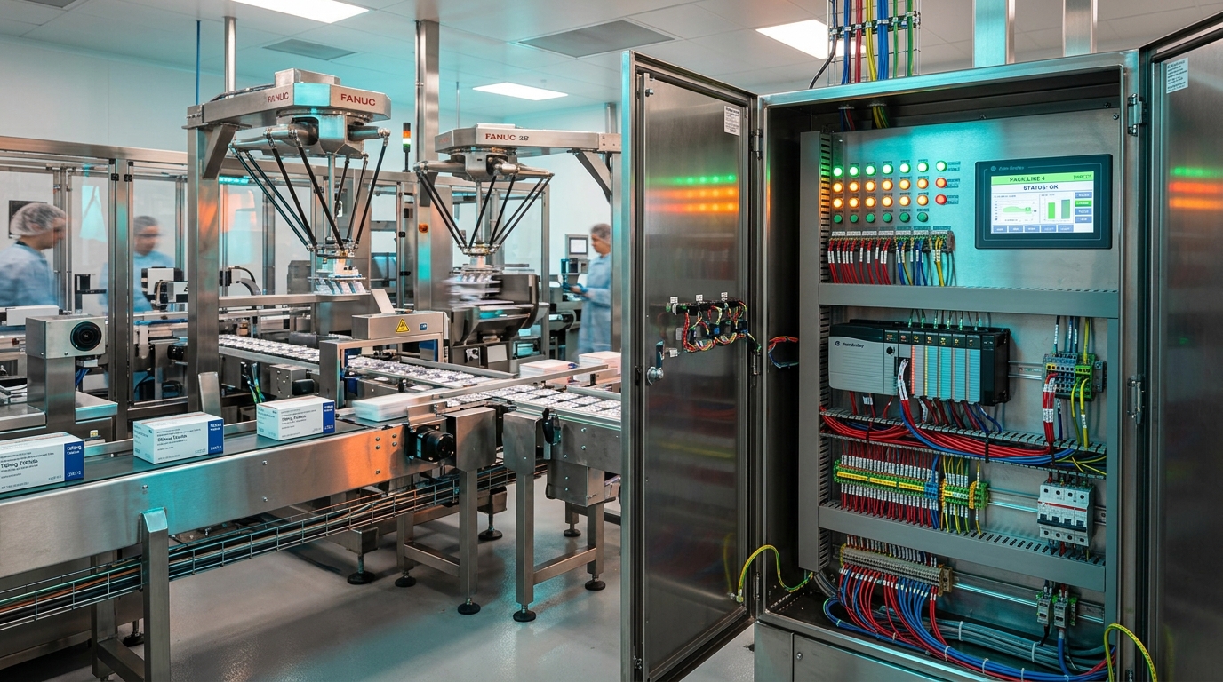 Centro de Control de Motores Inteligente para Línea Farmacéutica